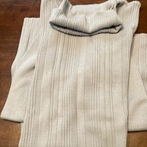 J. Jill Soft Gray Cowl Neck Sweater